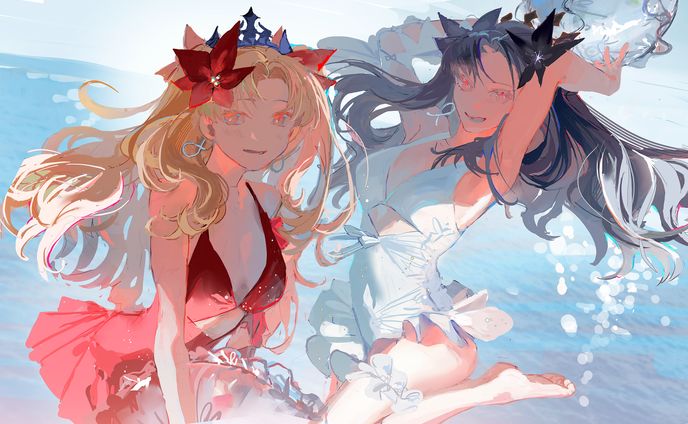 ファンアート「エレシュキガル＆イシュタル」