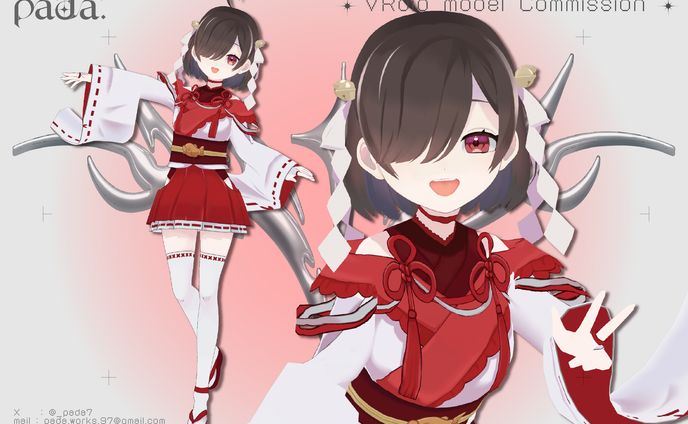 VRoid 3D model / 甘巫 たいやき)З