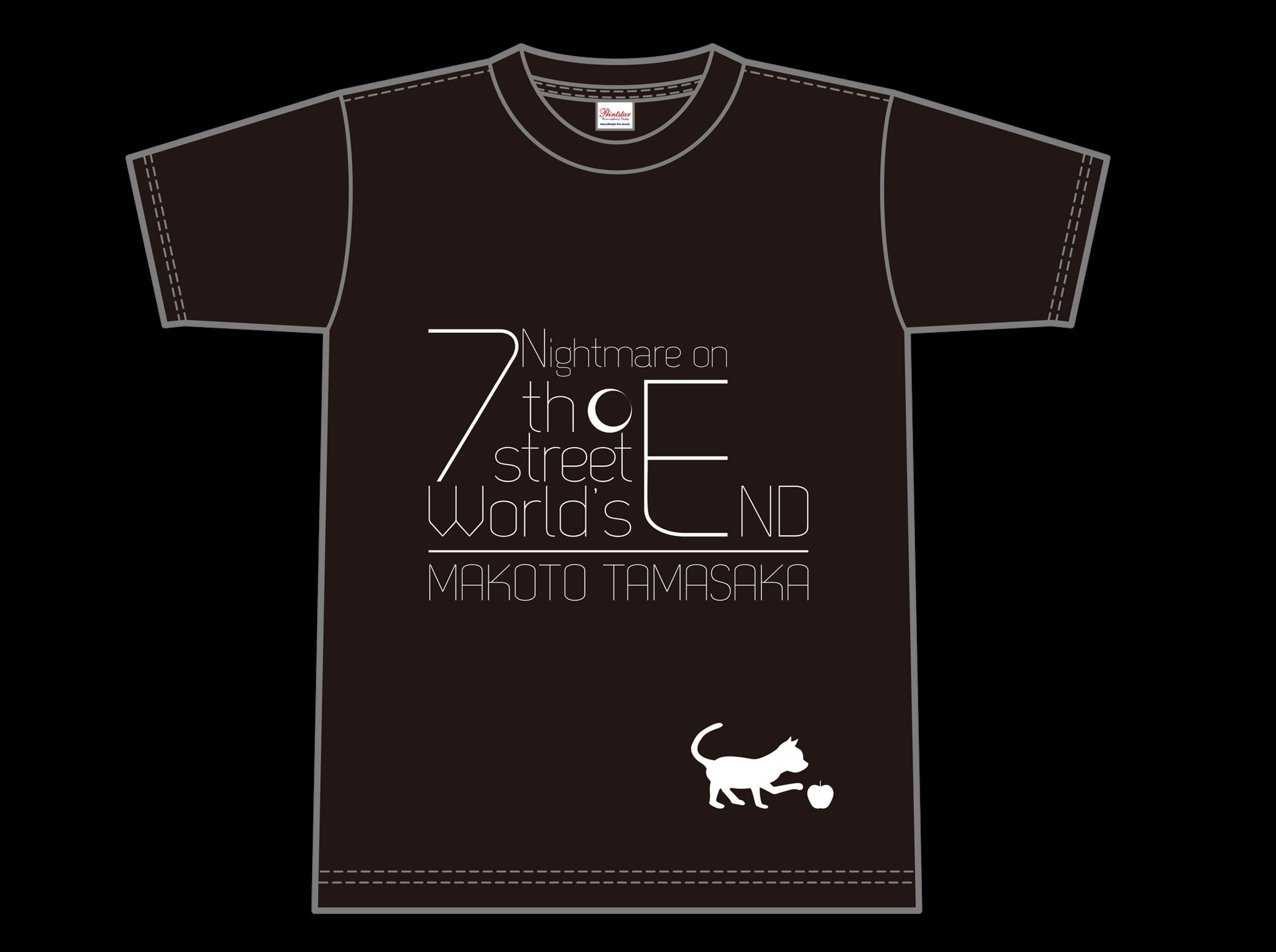 【個人】キャラクターイメージ デザインTシャツ　-1