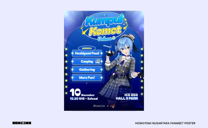 Hoshiyomi Nusantara Meet - Poster