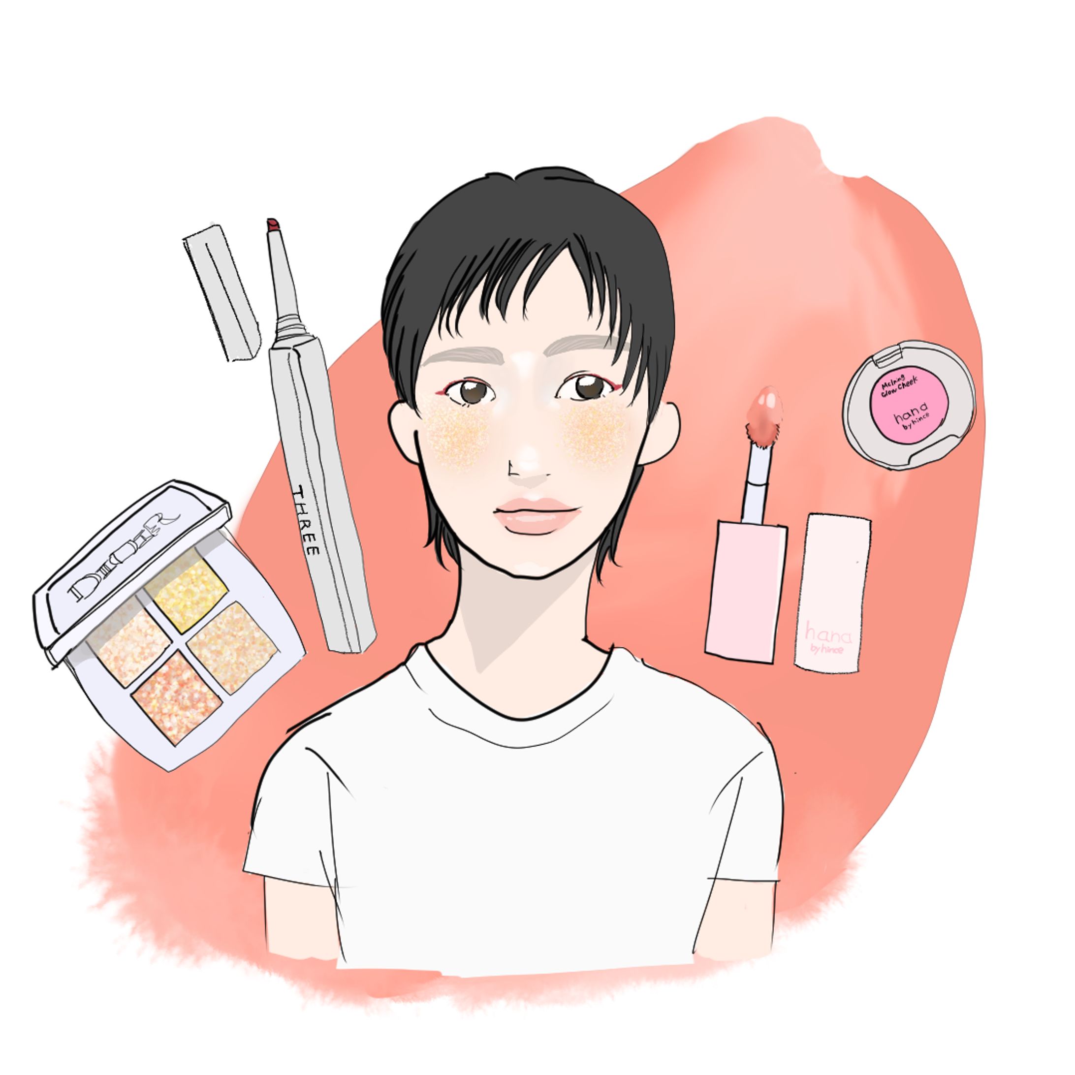 人物イラスト(バストショット)-1
