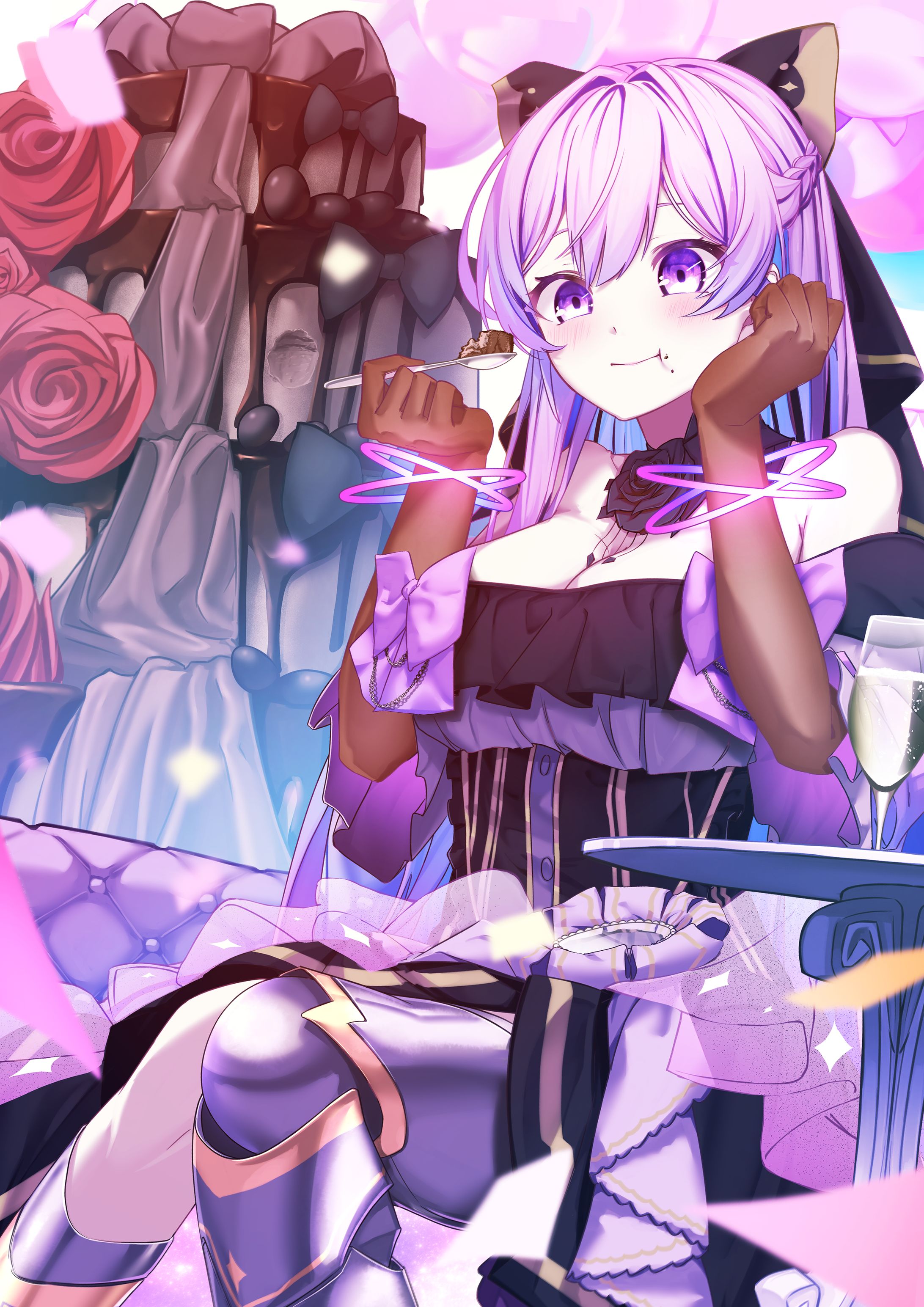 （依頼）背景付きキャラクターイラスト-1