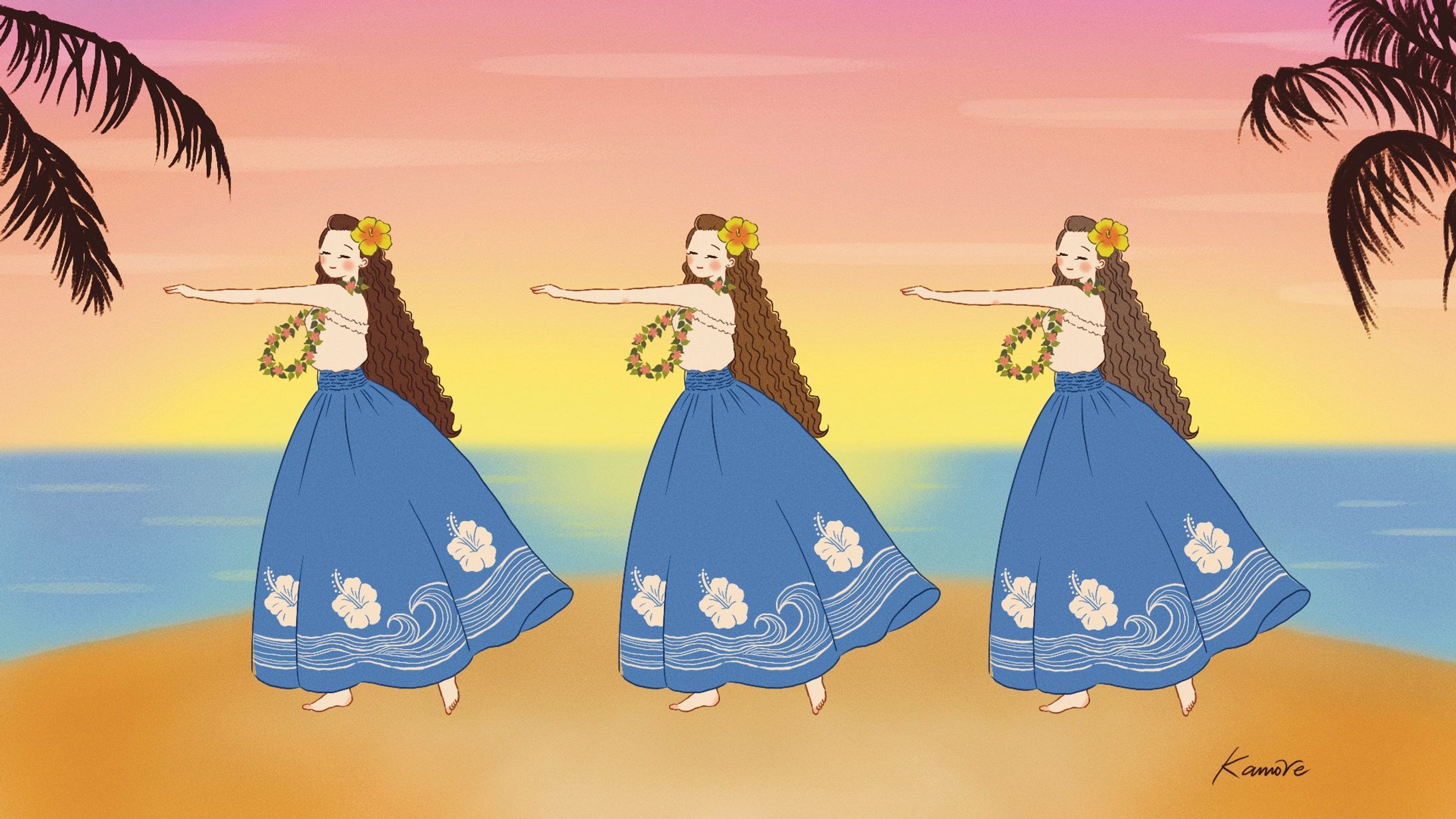 【WORK】デスクトップイラスト-1