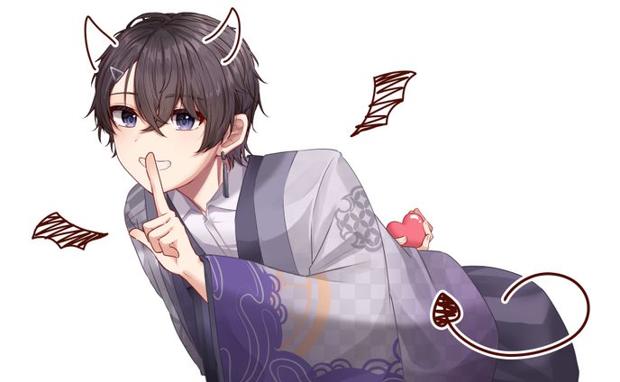 【お仕事】御伽織 様　腰上イラスト＆小物