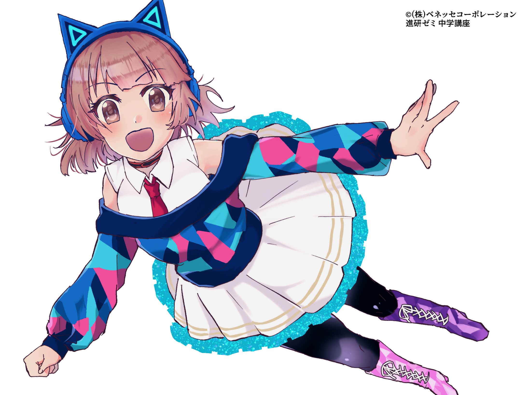 2022年 ベネッセコーポレーション様 進研ゼミ 中学講座　『オトナルホウ』楽曲MV内イラスト-1