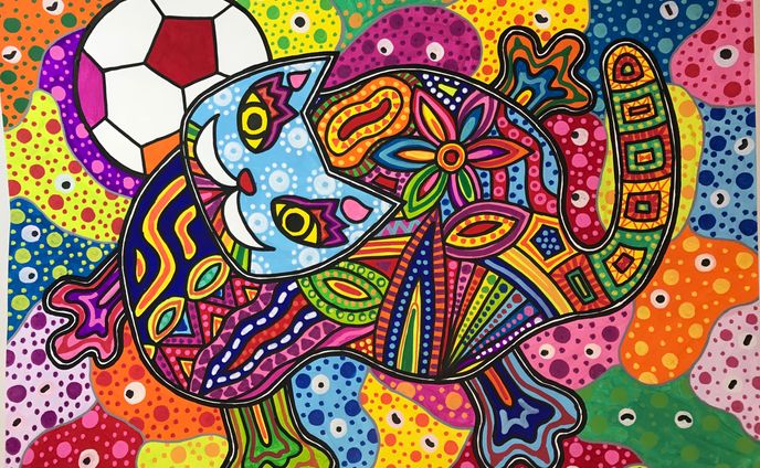 ネコのサッカー