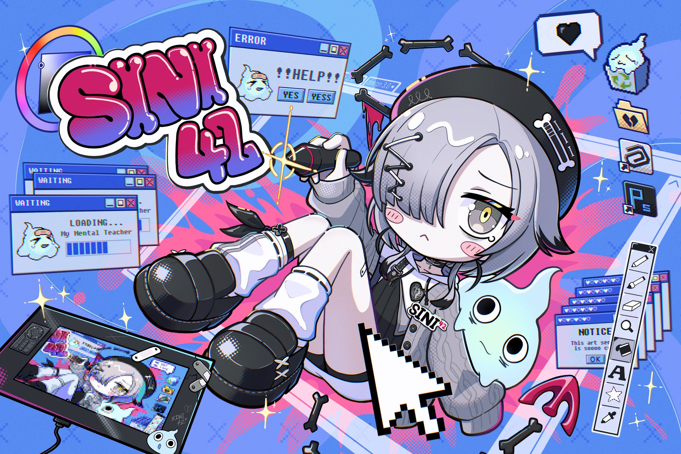 (二次創作) SINI42 ファンアート-1