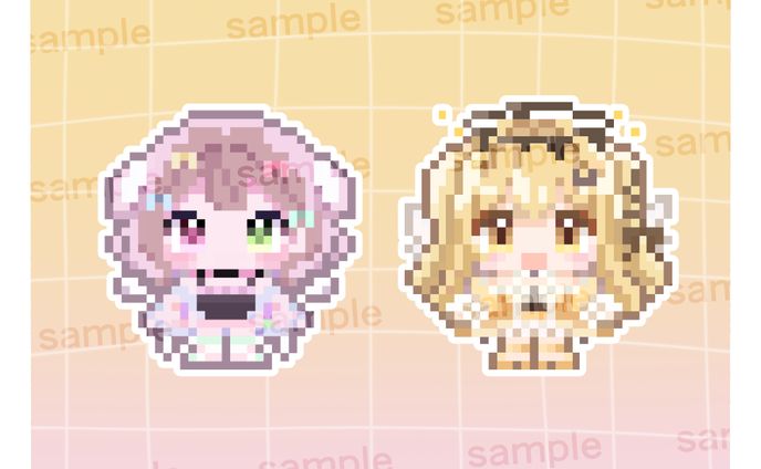 ご依頼　ドット化立ち絵