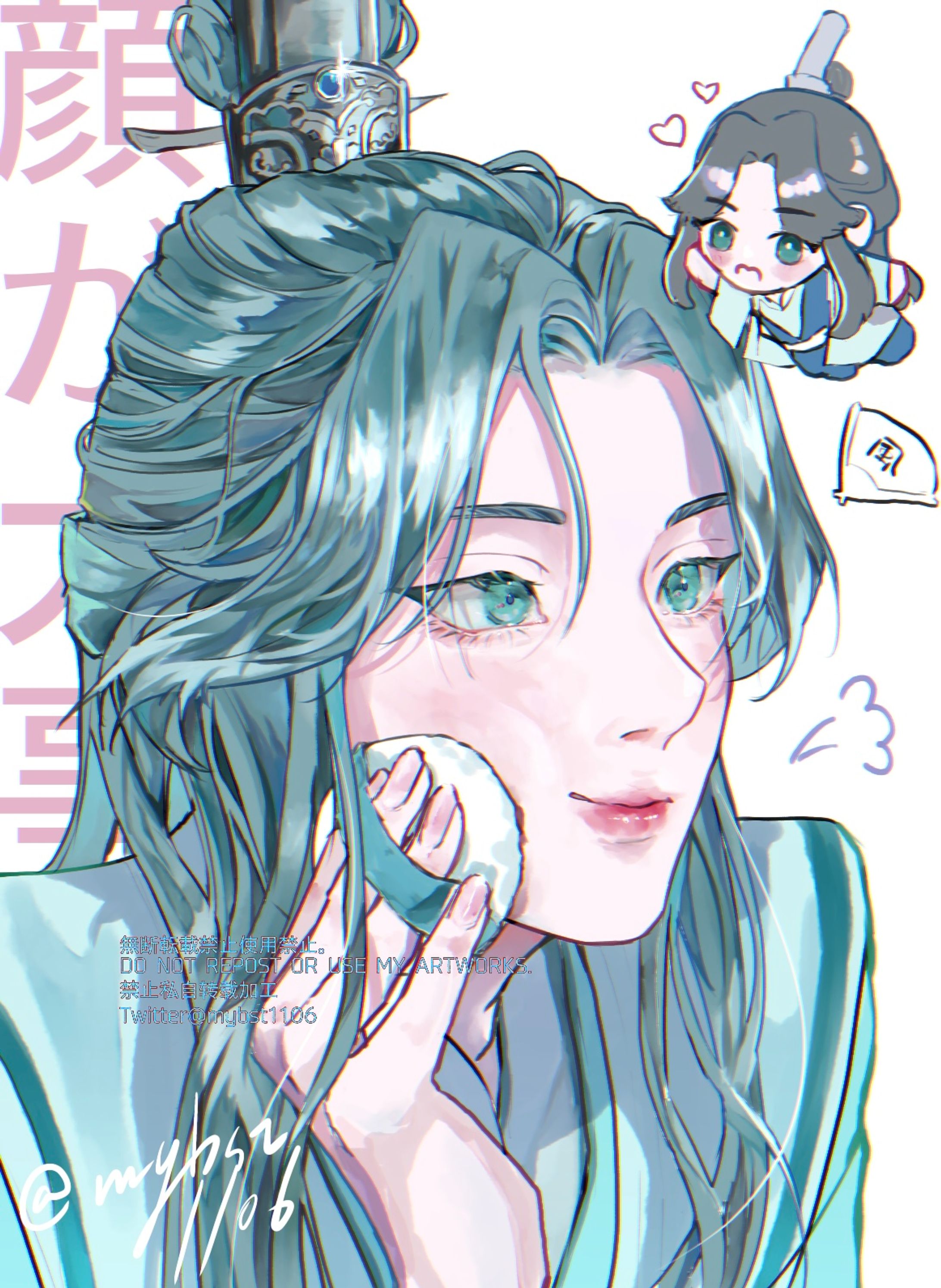 【FA】キラキラした厚塗りのイラスト-1