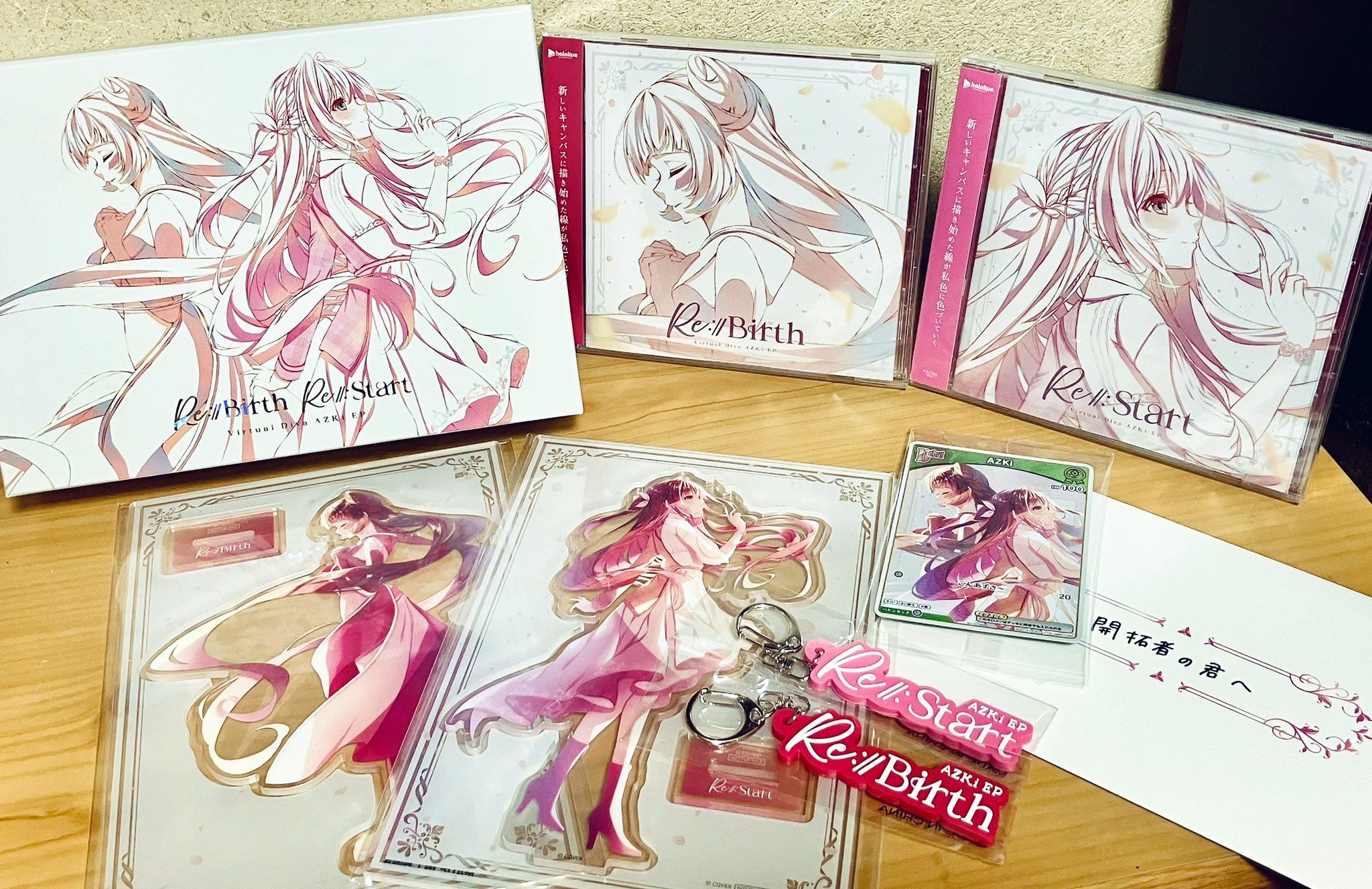 企業様】AZKi様 EP『Re:Start』『Re:Birth』ジャケット・グッズイラスト