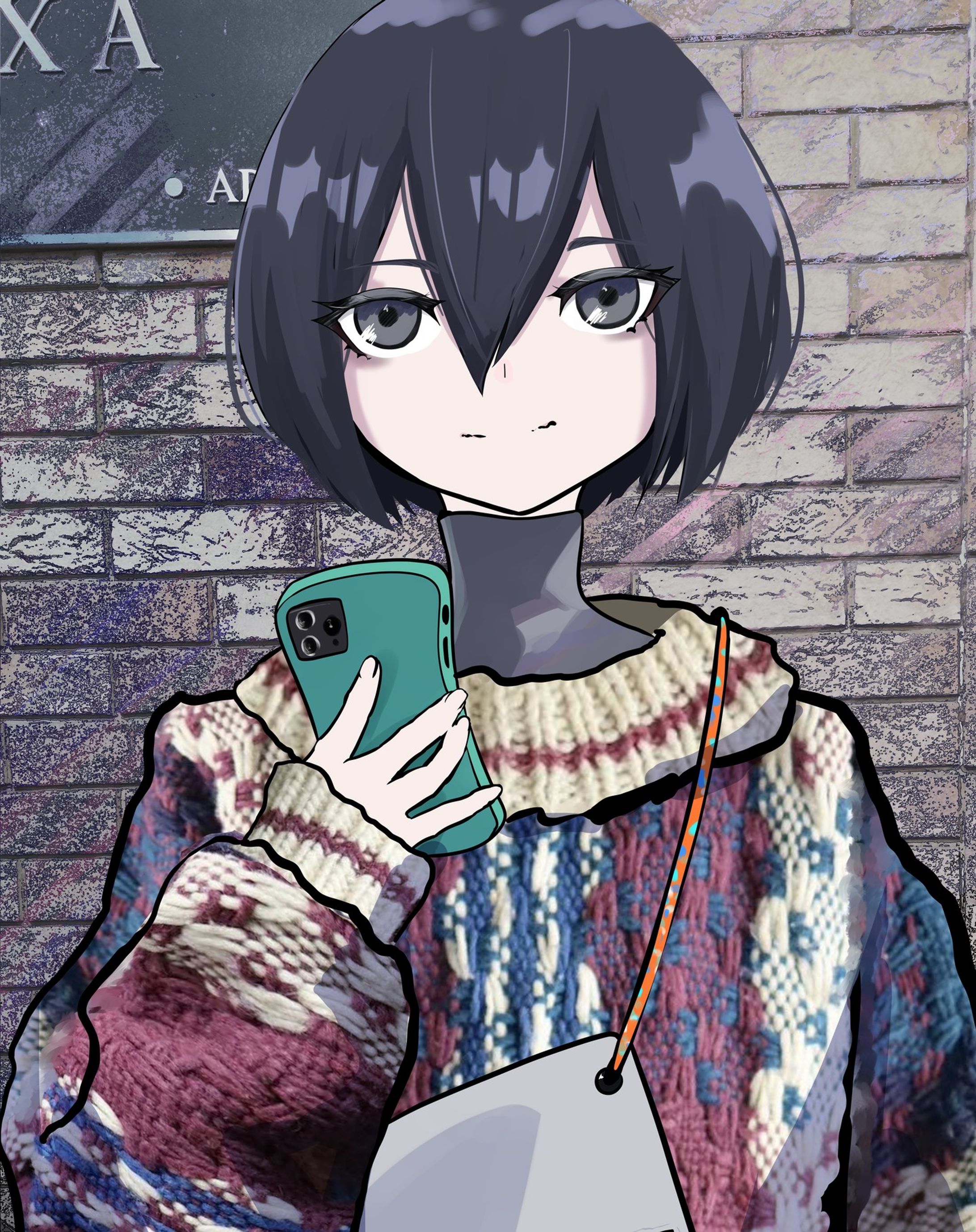 〜古着絵巻〜

お店：haikyo 

こちらのお洋服
https://www.instagram.com/p/CmYHQtMP4_O/

#illustration #art #artwork #original #originalcharacter #古着 #古着好きな人と繋がりたい #古着女子 #下北沢古着屋 #下北沢-1