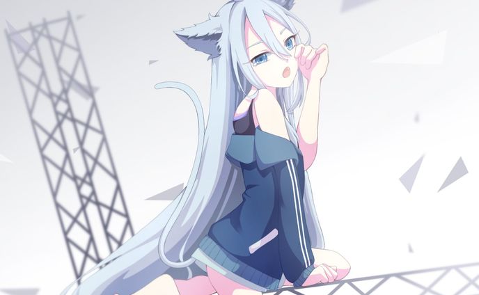 猫耳 猫の日イラスト