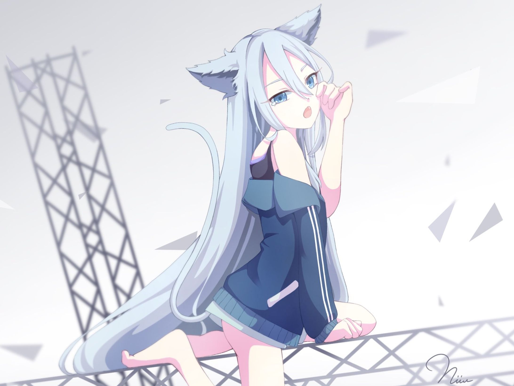猫耳 猫の日イラスト-1