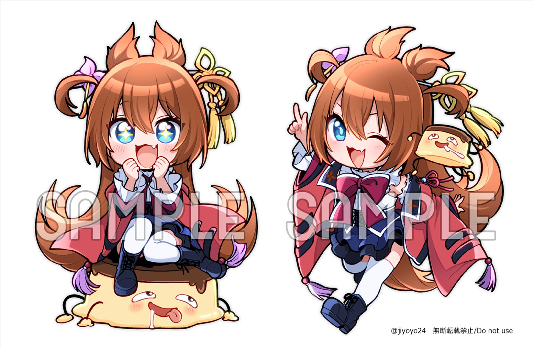 比良坂芽衣 様／個人グッズ用 ミニキャラ、ぬいぐるみ等6種-1