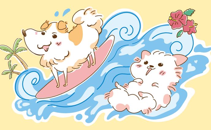 イラスト、漫画、ウェディング