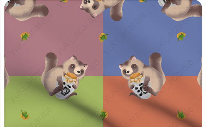 酔っ払いタヌキ