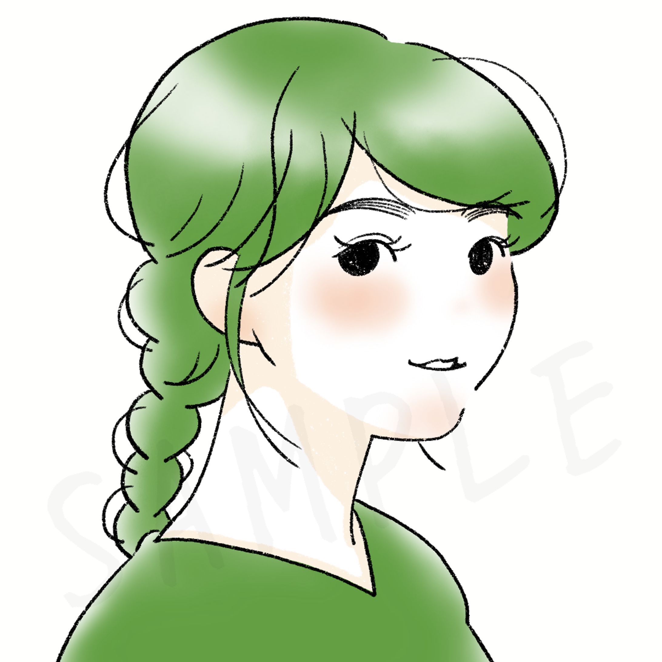 似顔絵｜トーコ様-1