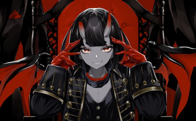 華埜井みお様（Vtuber）歌ってみた動画用イラスト（表情差分付き）