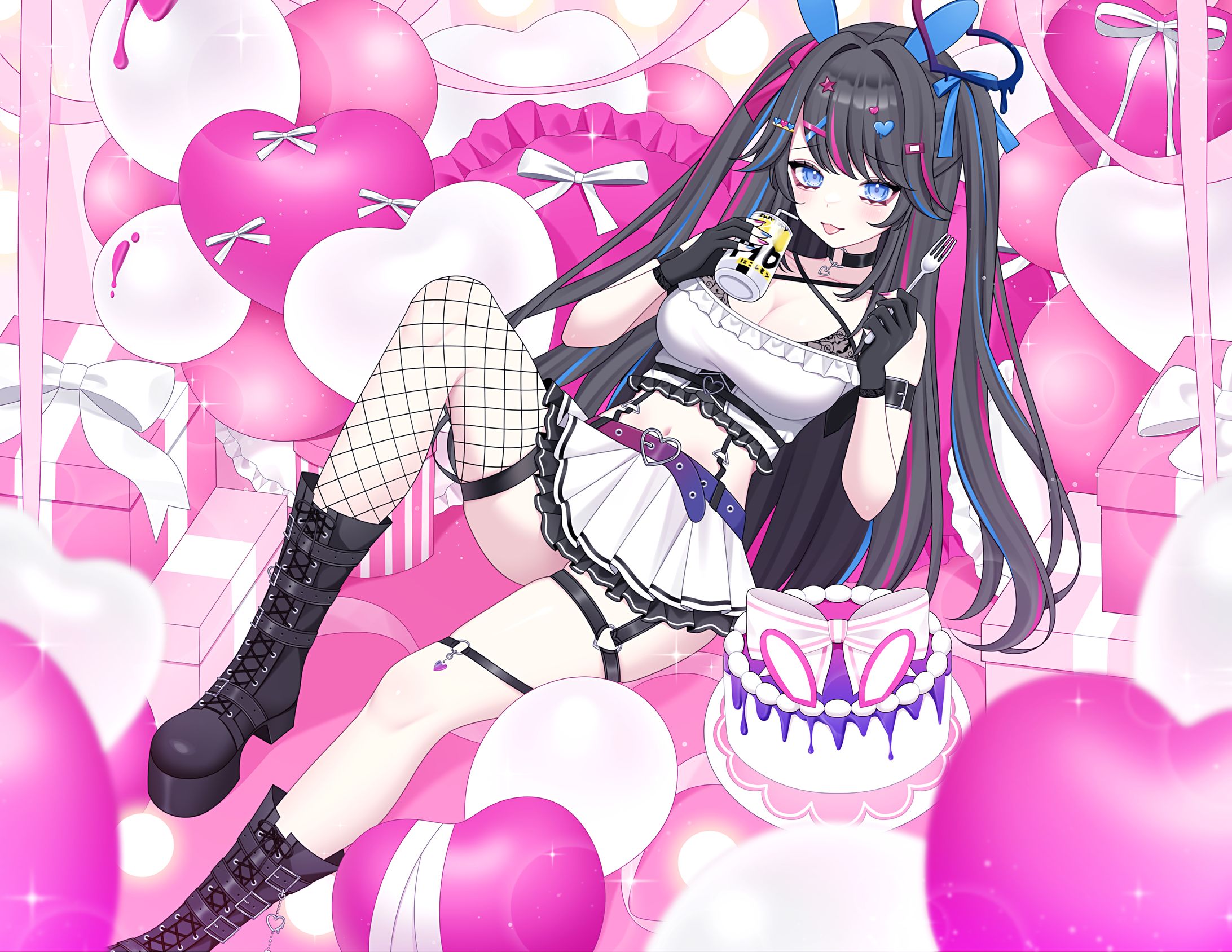 【お仕事】東雲ねるね様 生誕用イラスト-1