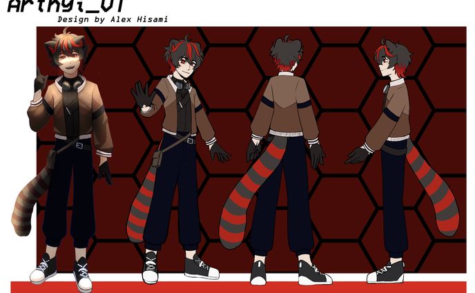 Character design for Arthyi_Vt