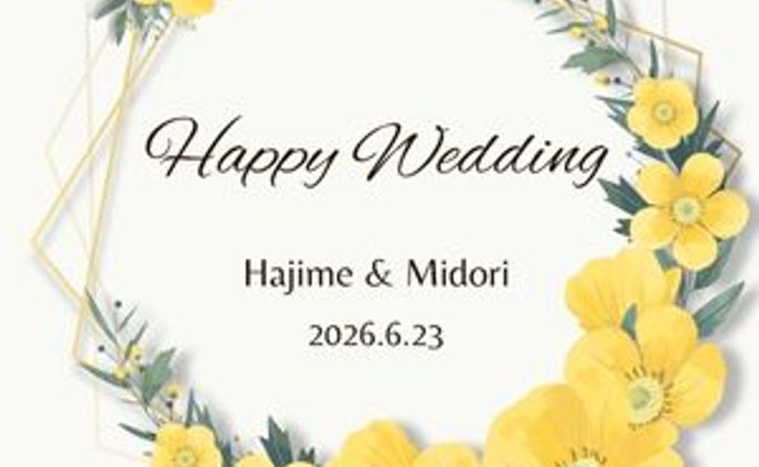 ウェディング　ウェルカムボード