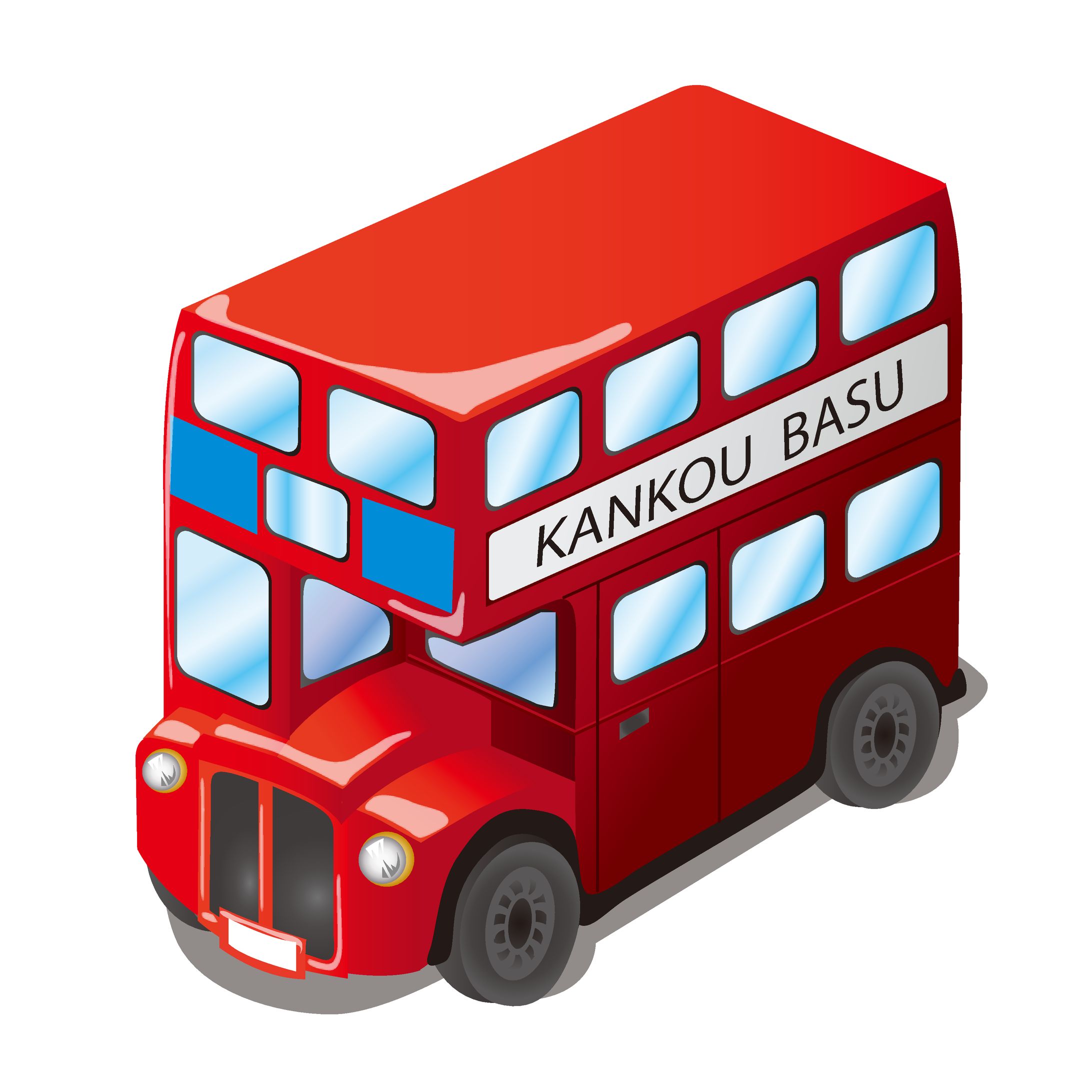 イギリス二層観光バス-1