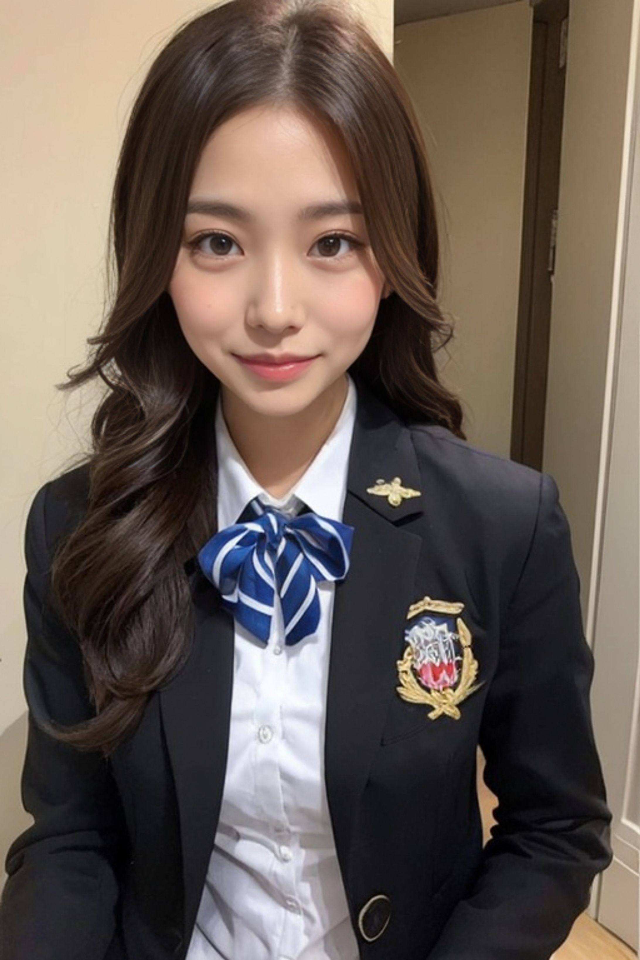制服美女-1