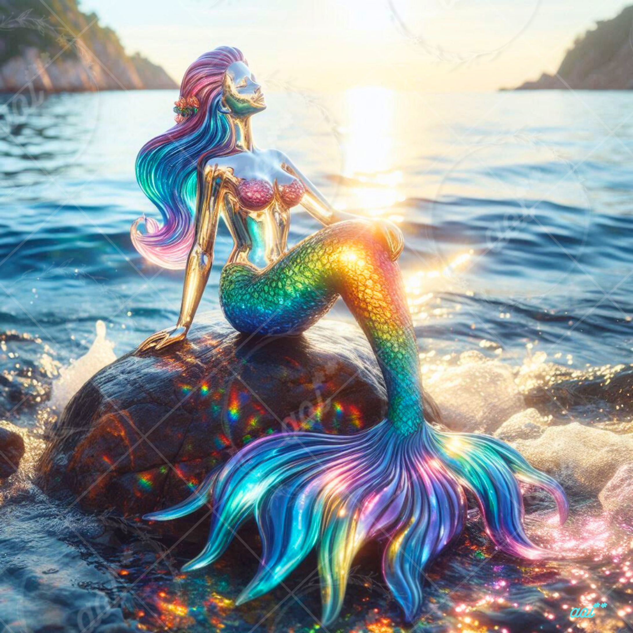 Mermaid of Rainbow Dreams-1