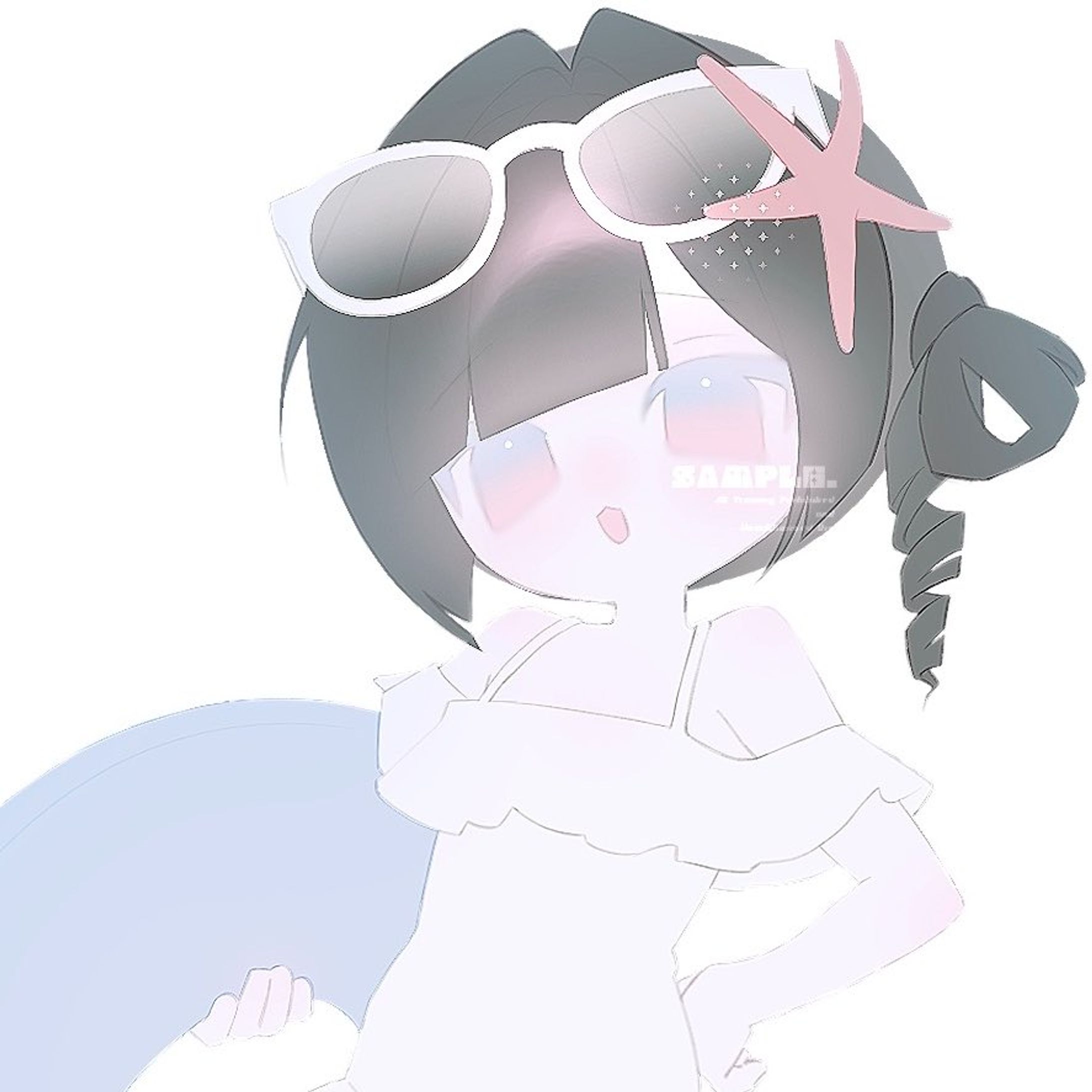 簡易立ち絵　水着系（絵柄参考用）-1