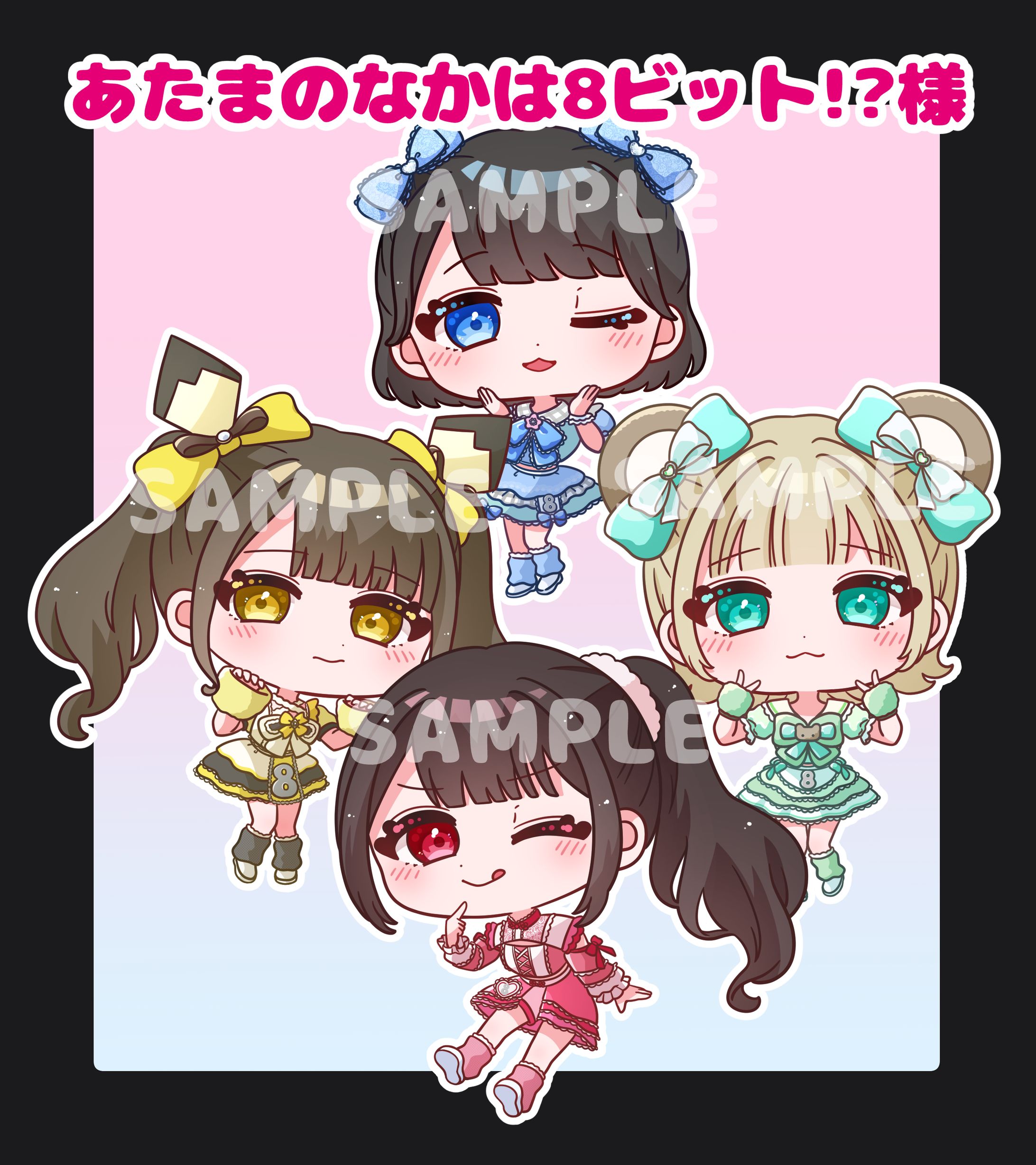 アイドル様 ライブグッズイラスト制作-1