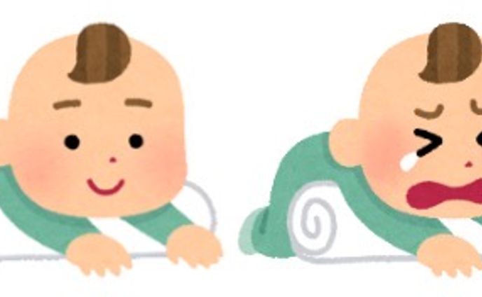 赤ちゃんが泣いちゃった