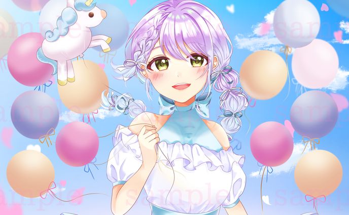 【グッズイラスト】音枝優日様　誕生日グッズイラスト