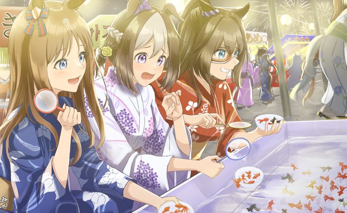 ウマ娘祭りイラスト