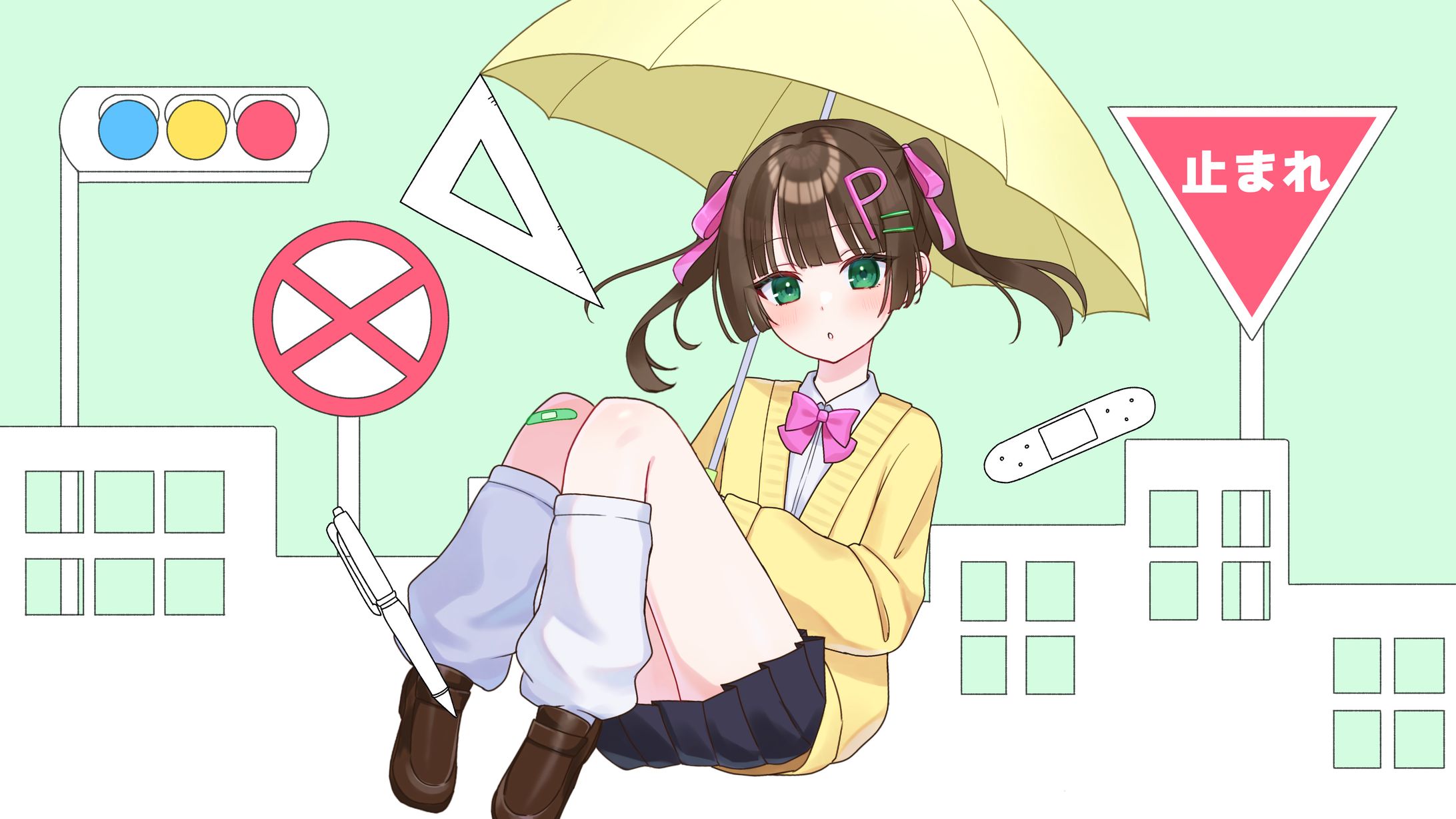 【works】pi様　歌ってみたMV用イラスト-1