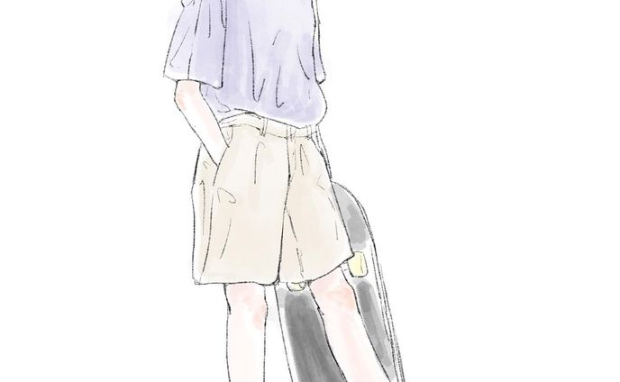 息抜きイラスト🛹

オリンピックかっこよかったなぁ。

スケボーほとんどやったことないのですが、オリンピック選手達がかっこよすぎて、自分も少しでも乗れたら楽しいだろうなって、ワクワクしながら試合観てました。
そういえば、子供の頃、ローラースケートかキックボードかスケボーで小学校まで行くのが夢だったな😂色々なアニメに影響されたのでしょう。
ローラースケートとキックボードは子供の頃やってたからスケボーに悔い残ってるのかも。やらなかった後悔って残りますしね🧐