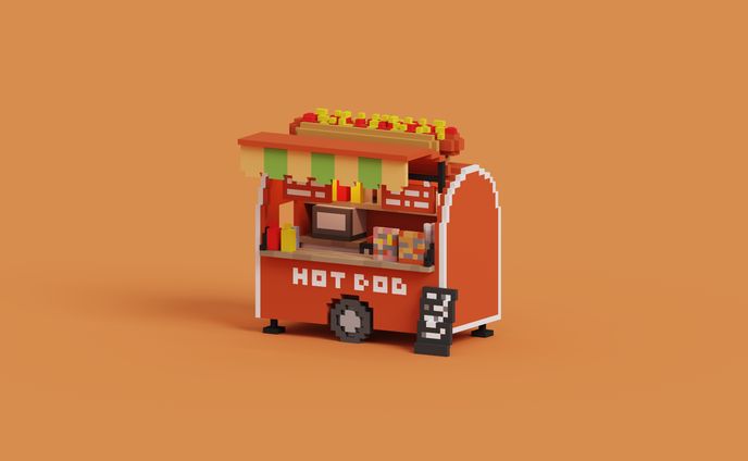 Hotdog car