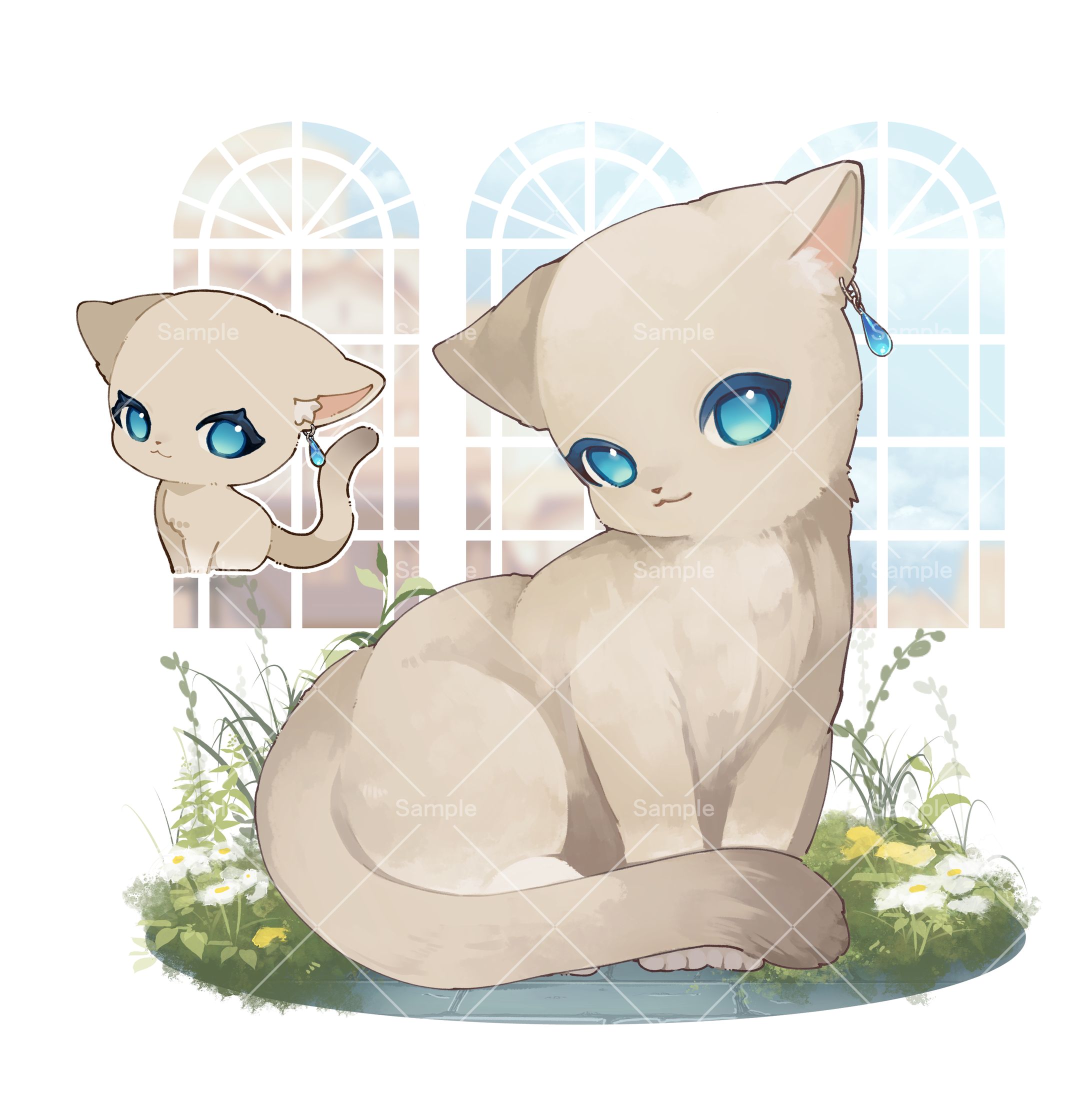 【お仕事】獣化（猫化）イラスト-1