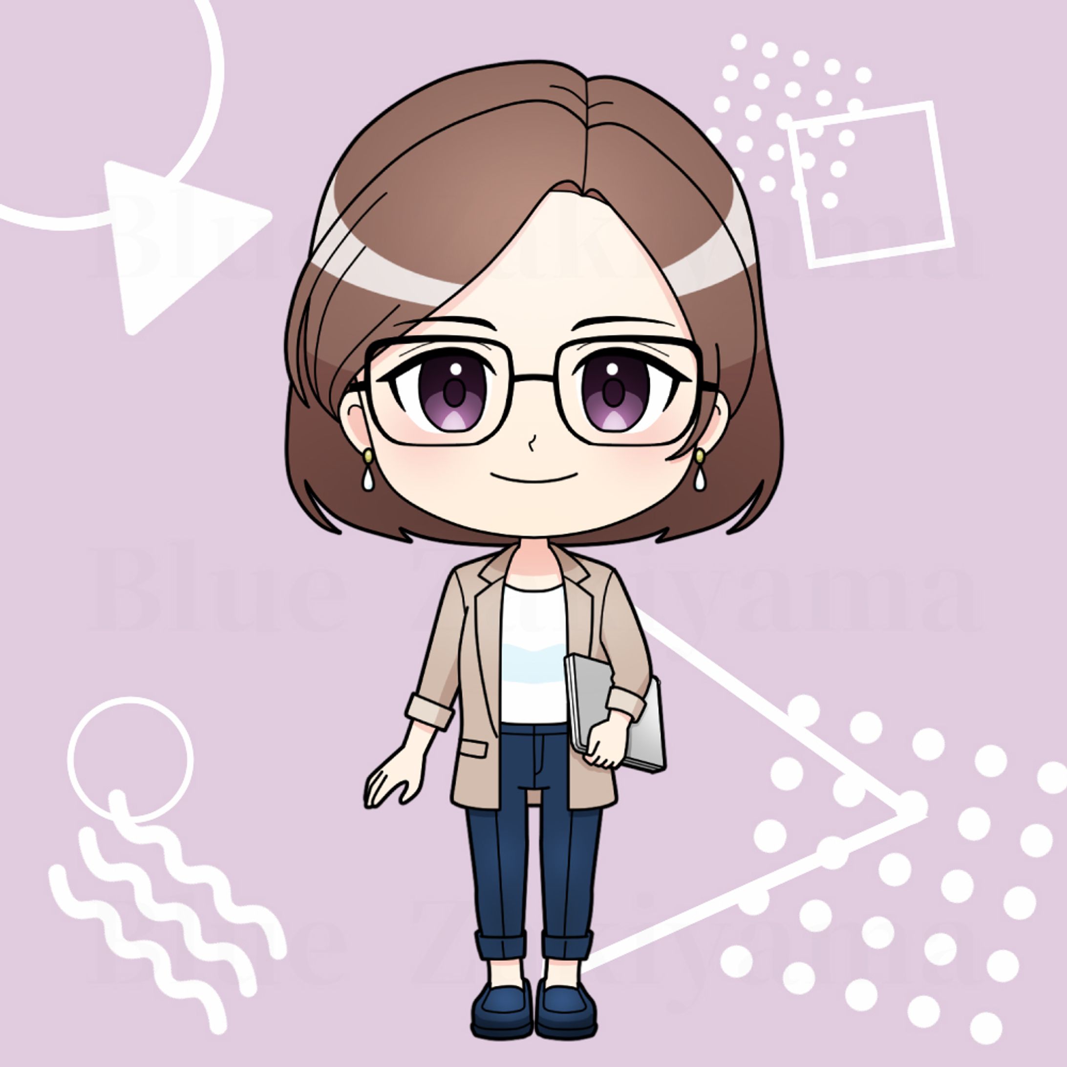 【お仕事】ミニキャライラスト-1