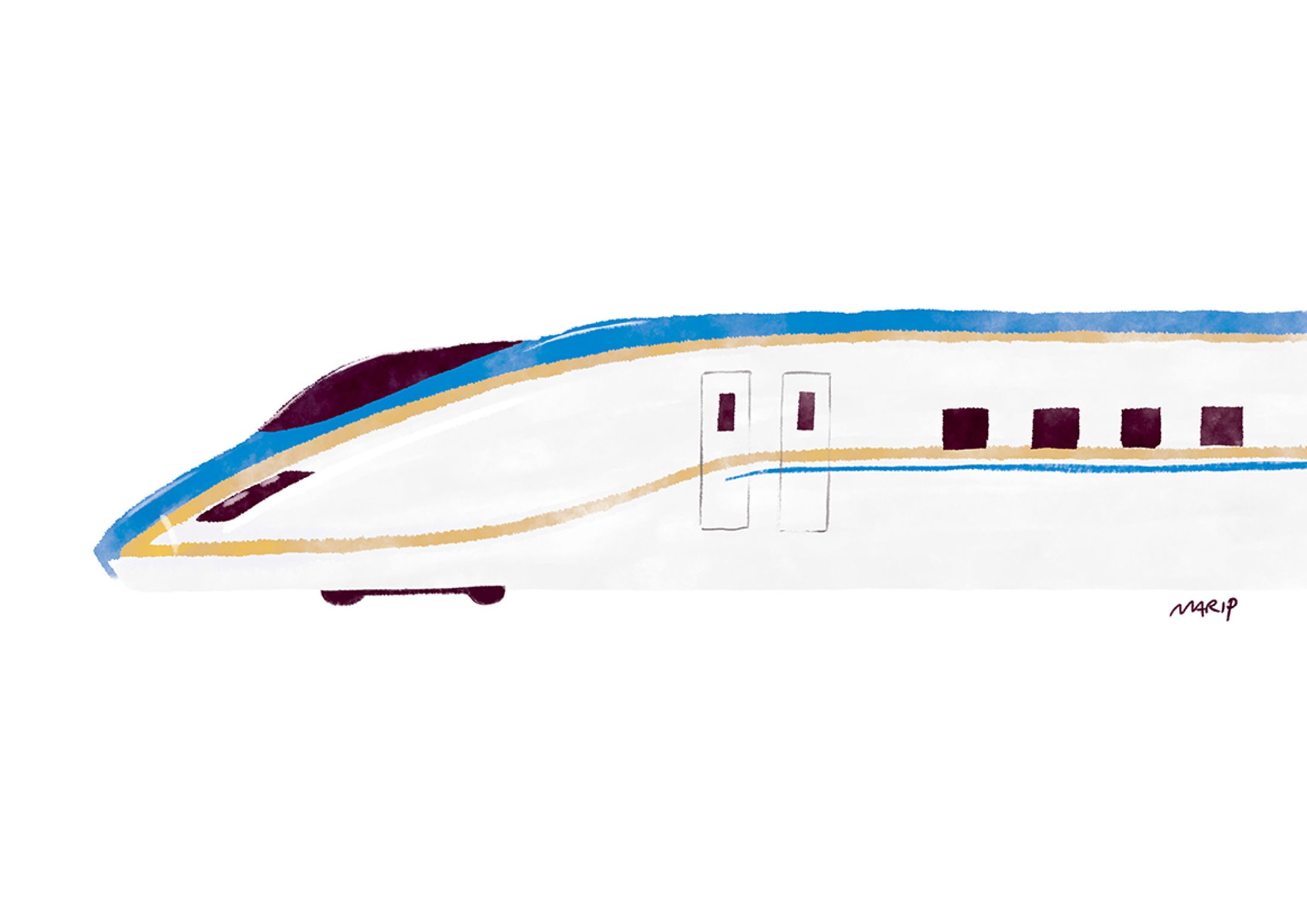 電車イラスト-1