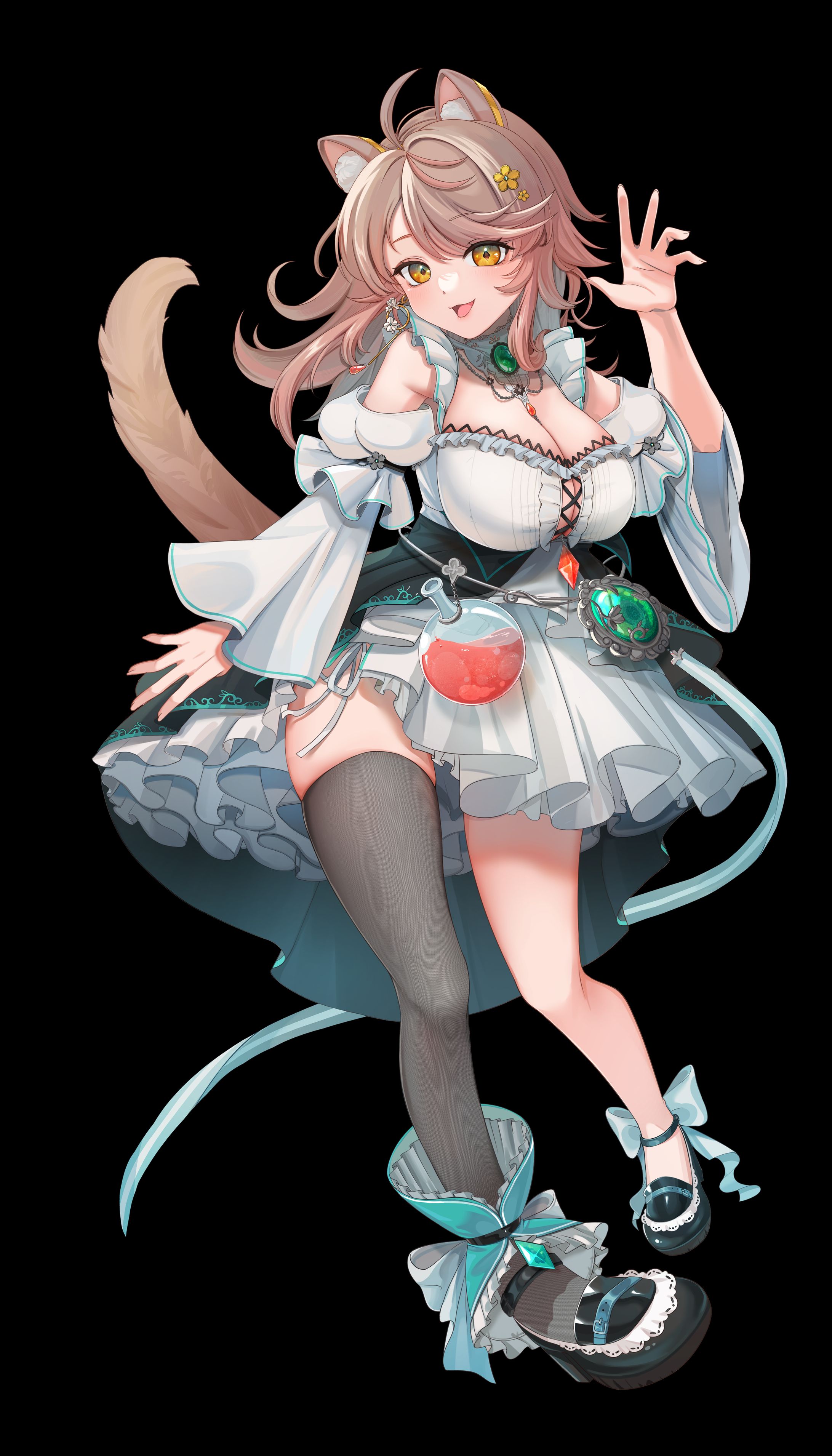 【イラスト】Vtuberアライネコ_キービジュアル-1