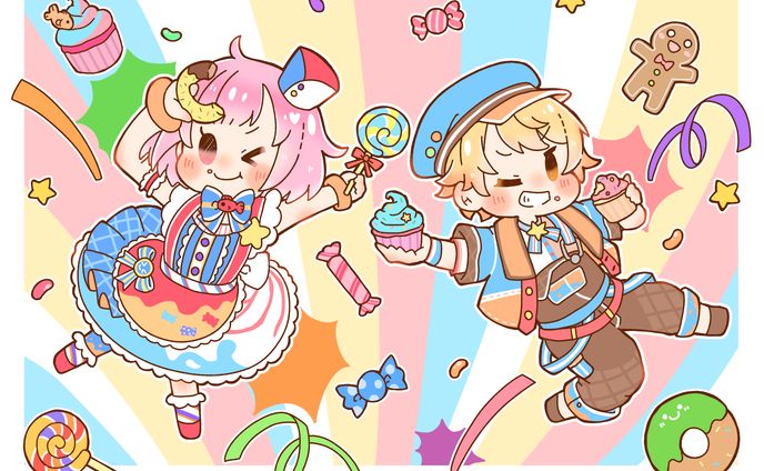 プロセカファンアート　にっこり