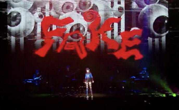 LIVE『FAKE』春猿火 リリックデザイン