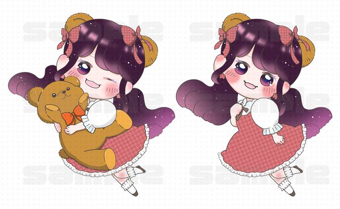 小倉 唯さん「トキメキWeekend!」LYRIC VIDEO イラスト