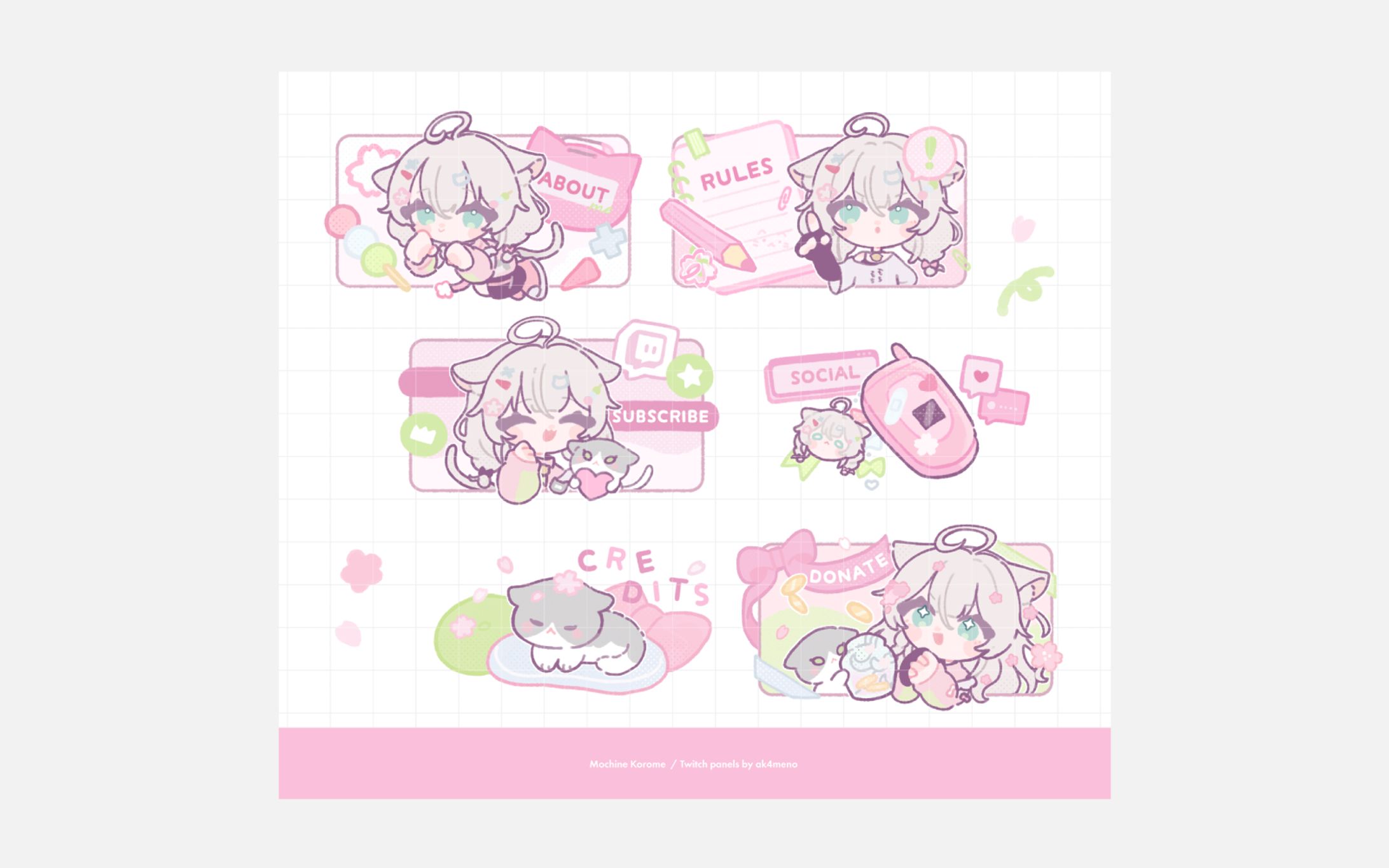skeb / Twitch パネルイラスト-1