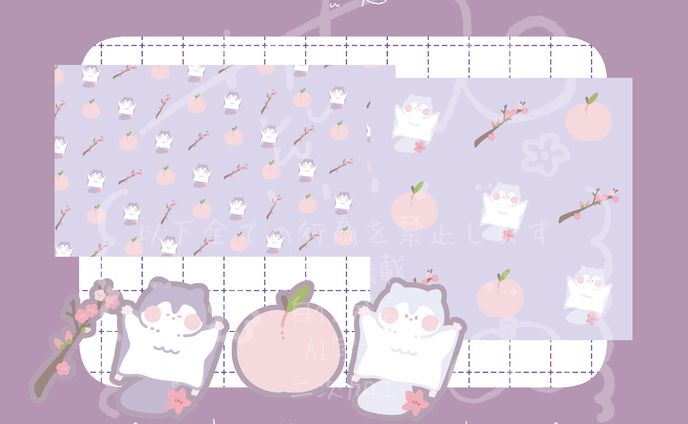 【ご依頼】パターンイラスト/Momoka様