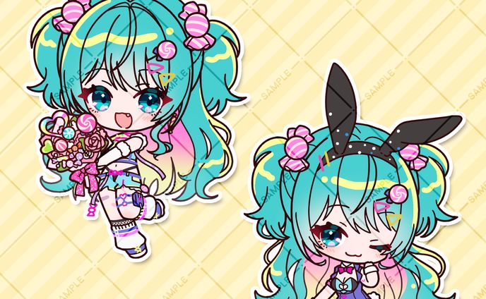 【制作実績】ゆるSDイラスト