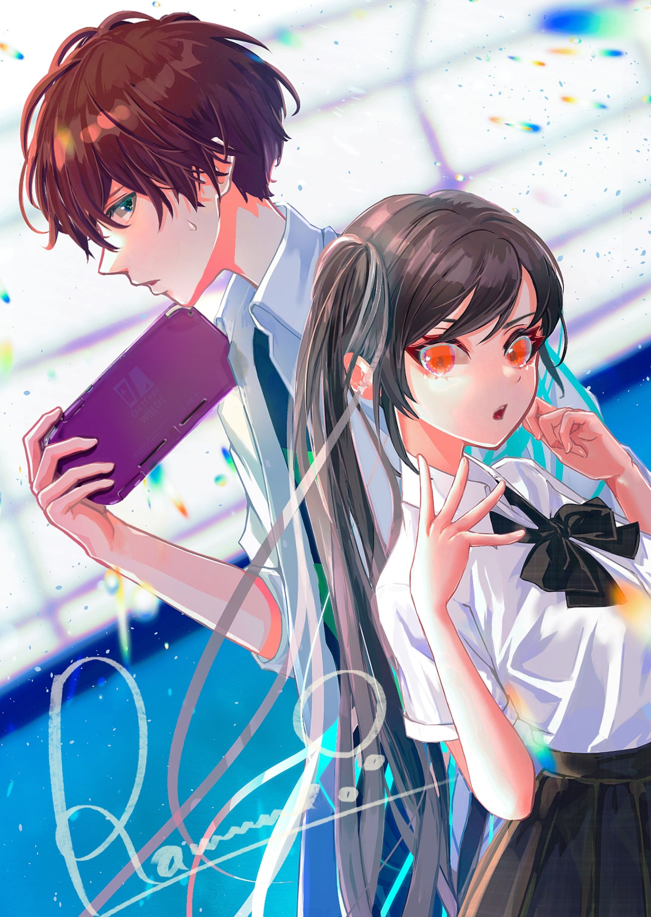 メインビジュアル、小説、ラノベ表紙絵イラストイメージ4-1