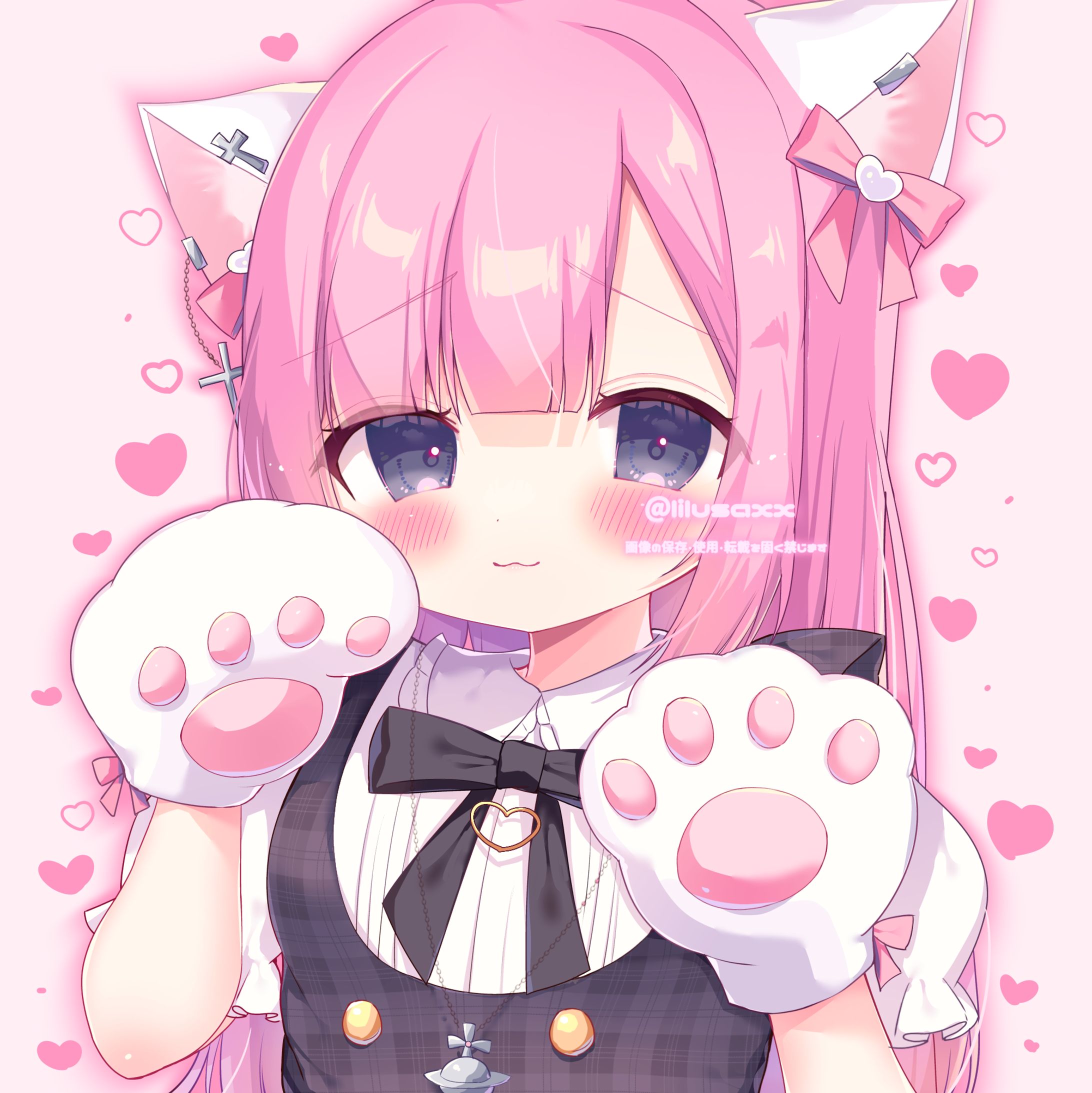 【Skeb】猫耳量産型ちゃん-1