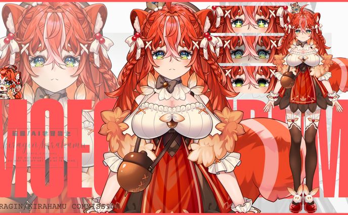 【委託】女性VTuber Live2D