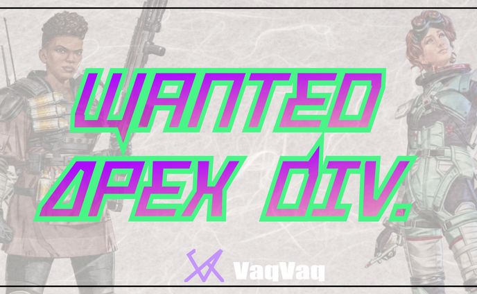 Apex選手募集 告知バナー VaqVaq Gaming